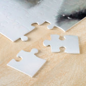 Winter Snow Mountains Animal Tiger Foto Legpuzzel (Zijkant)