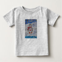 Winter Snow Penguin T-Shirt