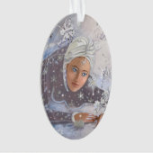 Winter Snow Queen Ornament (voorkant)
