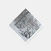 Winter Snow Scene Napkins Servetten (Hoek)