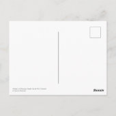 Winter Snow Shadows Black White Canada Souvenir Briefkaart (Achterkant)