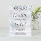 Winter Snow Signature Script Oefenavondeten Kaart (Staand voorkant)
