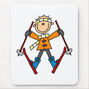 Winter Snow Ski Muismat