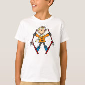 Winter Snow Ski T-shirt (Voorkant)