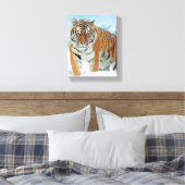 Winter Snow Tiger Mountains Natuur Photo Canvas (Insitu (Slaapkamer))