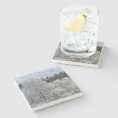 Winter Snow Trees Natuur Art Onderzetter (Zijkant)