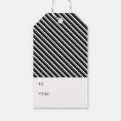 Winter Snow Wereldbol Holiday Gift Labels Cadeaulabel (Achterkant)