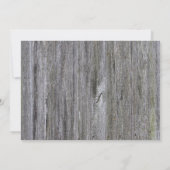 Winter Snow Wood Kerstfeest Kaart (Achterkant)