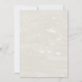 Winter Snow Woodland Natuur kerstbeweging Aankondiging (Achterkant)