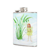 Winter Snowdrop Fairy Magic Heupfles (Links)