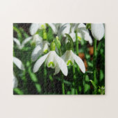 Winter Snowdrops Spring Flower Bulb Bouquet Legpuzzel (Horizontaal)