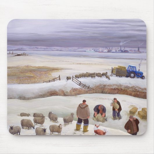 Winter Snowfall Muismat (Voorkant)