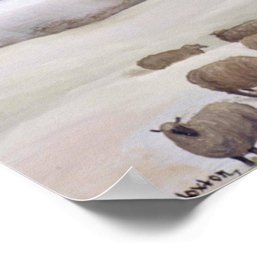 Winter Snowfall Poster (Hoek)