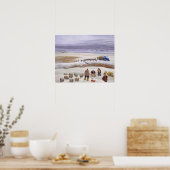 Winter Snowfall Poster (Keuken)