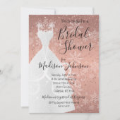 Winter Snowfall Vrijgezellenfeest - Roos Gold Kaart (Voorkant)