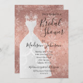 Winter Snowfall Vrijgezellenfeest - Roos Gold Kaart (Voorkant / Achterkant)