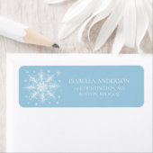 Winter Snowflake Address Label (Insitu)