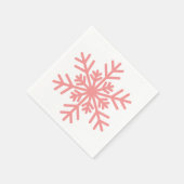 Winter Snowflake Baby shower Cocktail Napkin Servet (Hoek)