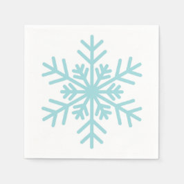 Winter Snowflake Baby shower Cocktail Napkin Servet