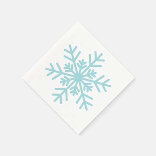 Winter Snowflake Baby shower Cocktail Napkin Servet (Hoek)