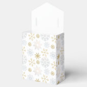 Winter Snowflake Baby shower Favoriet Box Bedankdoosjes (Geopend)