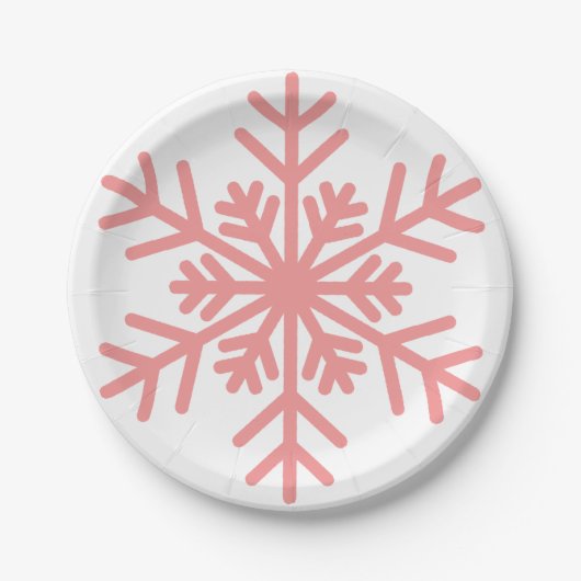 Winter Snowflake Baby shower Paper Bord Girl (Voorkant)