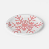 Winter Snowflake Baby shower Paper Bord Girl (Gekanteld)