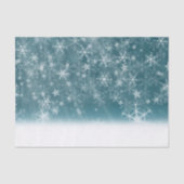 Winter Snowflake Background Tissuepapier (Voorkant)