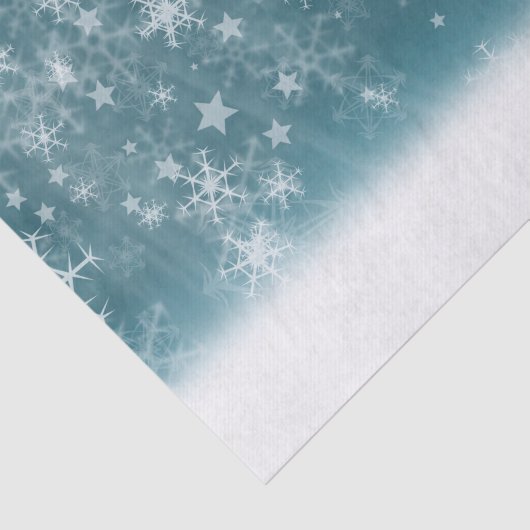 Winter Snowflake Background Tissuepapier (Detail)