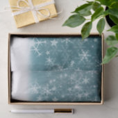 Winter Snowflake Background Tissuepapier (Geschenk)