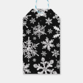 Winter Snowflake Bedankt voor je plezier Cadeaulabel (Achterkant)