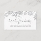Winter Snowflake Books voor baby Informatiekaartje (Voorkant)