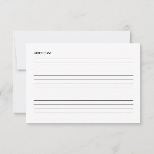 Winter Snowflake Bridal Shower Shower Recipe Cards (Achterkant)