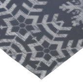 Winter Snowflake Chalkboard Weddenschap Tafelkleed (Gekanteld)