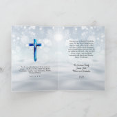 Winter Snowflake Christmas Kaart (Binnen)