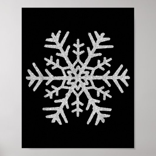 Winter Snowflake Christmas Xmas Costumes Men Women Poster (Voorkant)