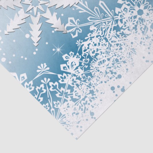 Winter Snowflake Design - Personaliseren Tissuepapier (Detail)