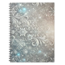 Winter Snowflake Fantasy Icy Silver Enchanted 