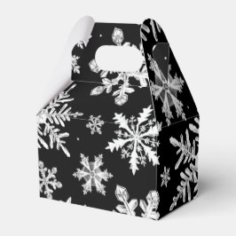 Winter Snowflake Favor Box Bedankdoosjes