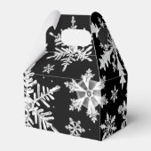 Winter Snowflake Favor Box Bedankdoosjes (Voorkant Zijde)