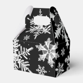 Winter Snowflake Favor Box Bedankdoosjes