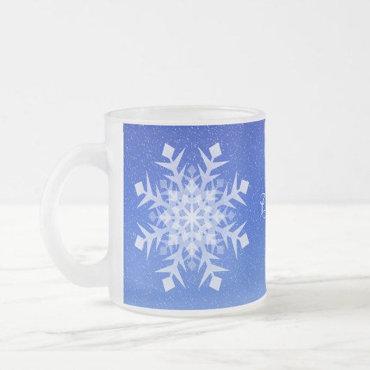 Winter Snowflake Frosted Cup of Mok (Links)