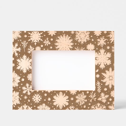 Winter Snowflake Gegraveerde Lijstjes (Voorkant)