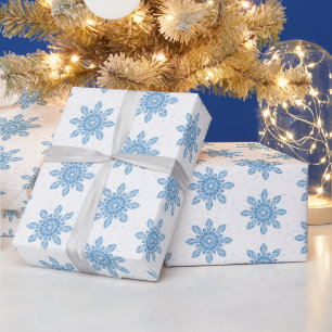 Winter Snowflake Gift Wrapping Paper Cadeaupapier