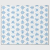 Winter Snowflake Gift Wrapping Paper Cadeaupapier (Vlak)