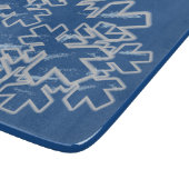 Winter SnOwFlAkE Glass Snijplank (Hoek)