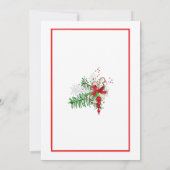 Winter Snowflake kerstfeestdagen Kaart (Achterkant)