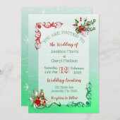 Winter Snowflake kerstfeestdagen Kaart (Voorkant / Achterkant)