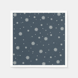 Winter Snowflake Kerstmis Servet