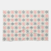 Winter Snowflake Kitchen Towels Theedoek (Horizontaal)